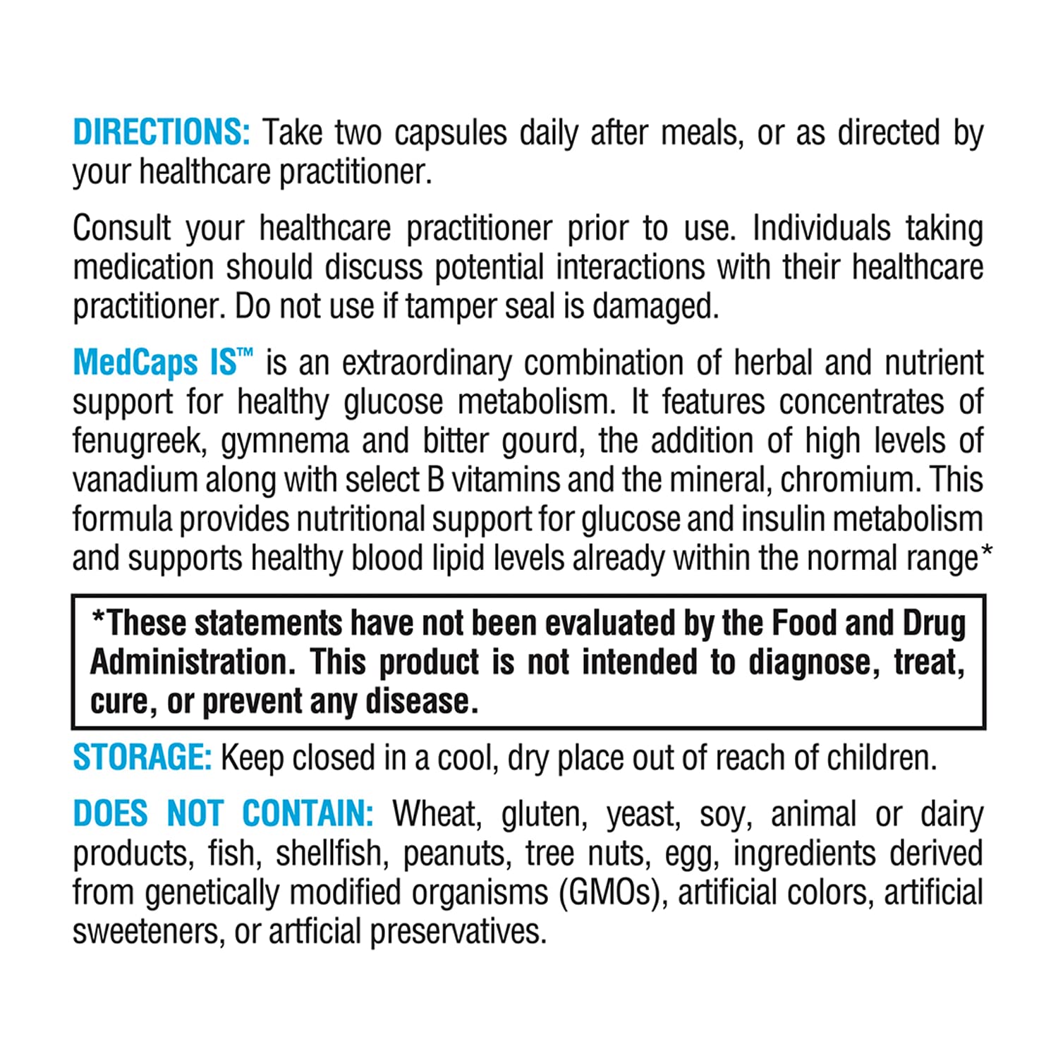 Gymnema extract component in MedCaps