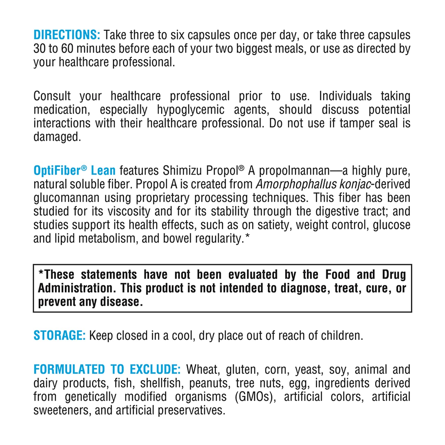 Propolmannan fiber source from Amorphophallus konjac