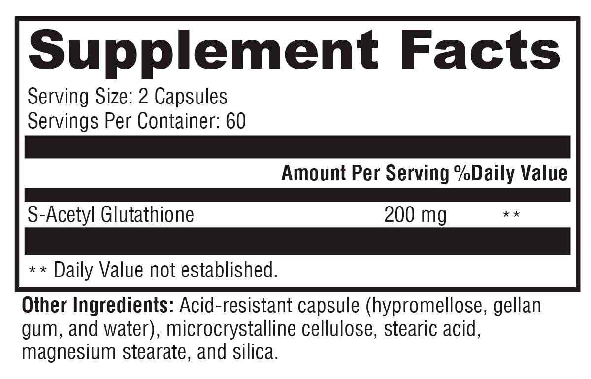 Glutathione molecule illustration