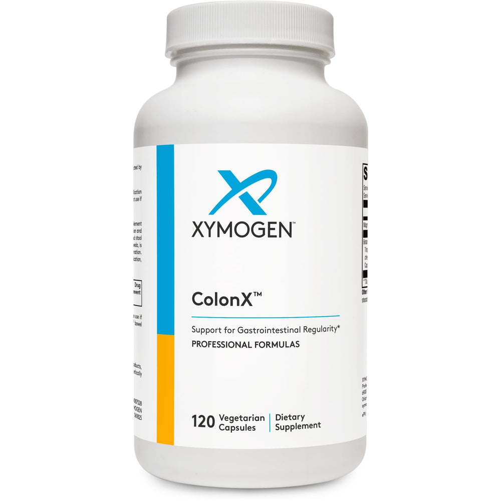 XYMOGEN ColonX bottle of 120 capsules for digestive support