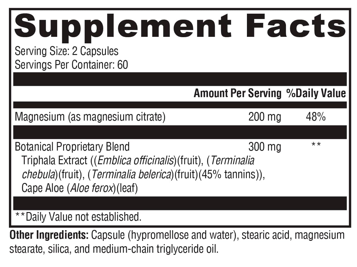 Close-up of magnesium citrate ingredient in ColonX