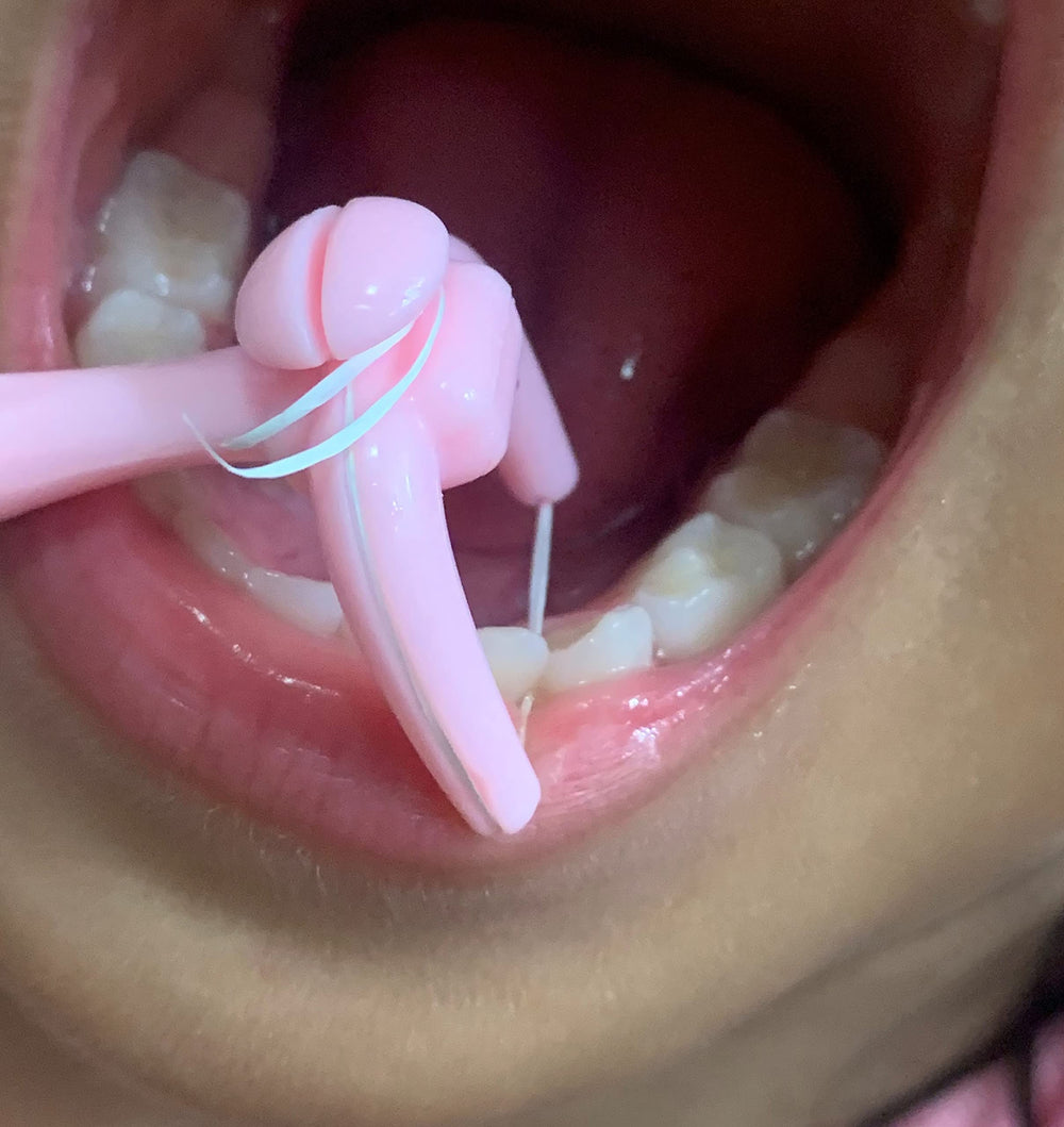 YaPoola Floss Holder – side view