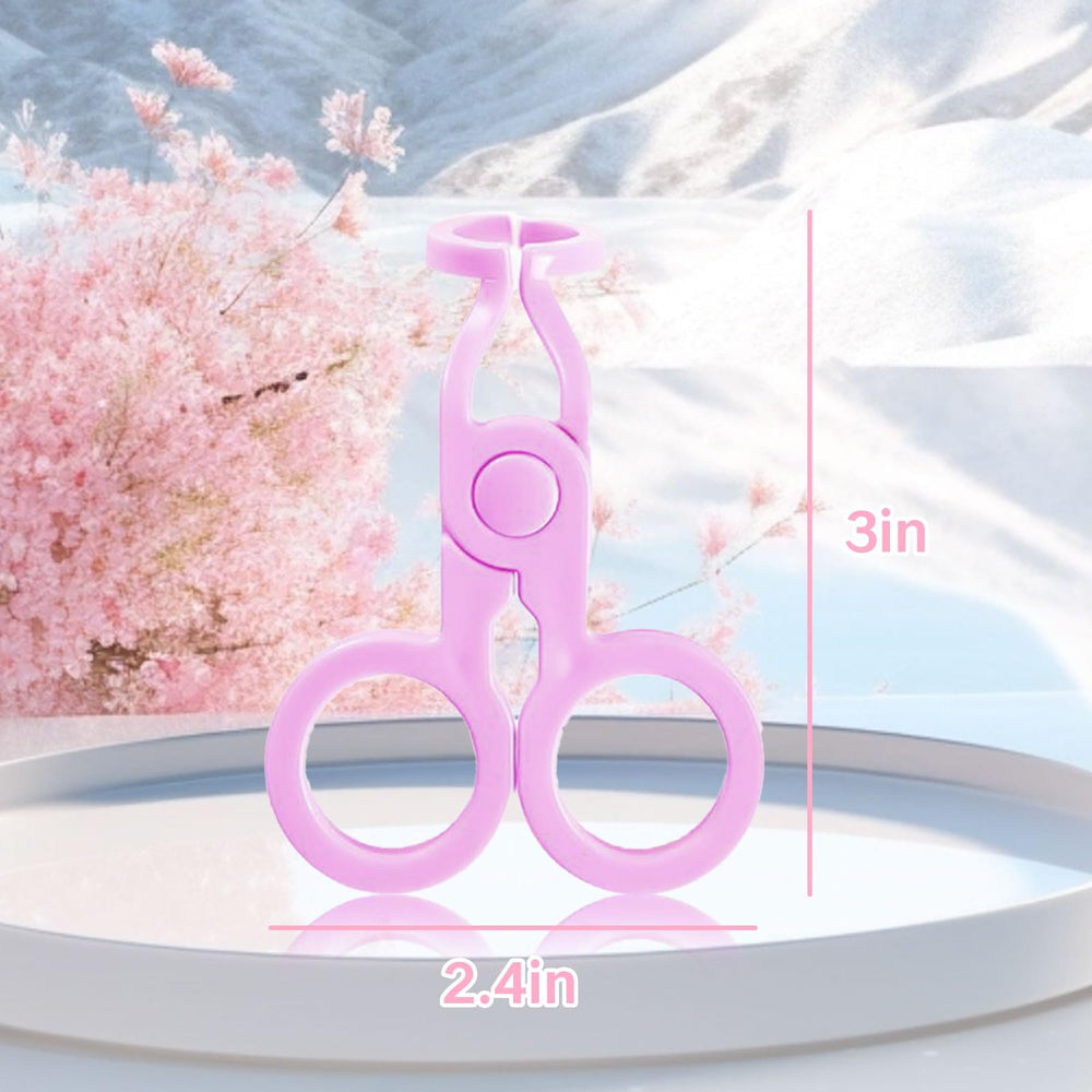 Ergonomic handle of the contact lens tool for comfortable grip