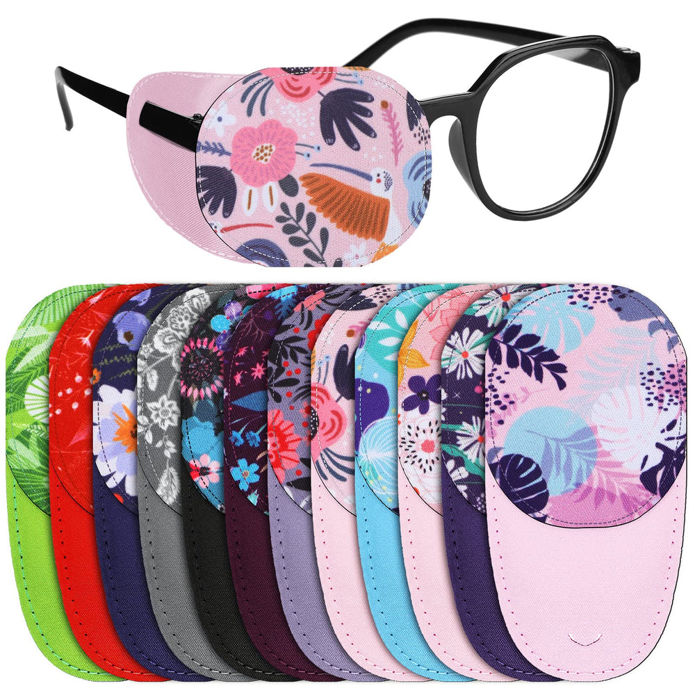 Assorted cute eye patches for adults in 12 styles