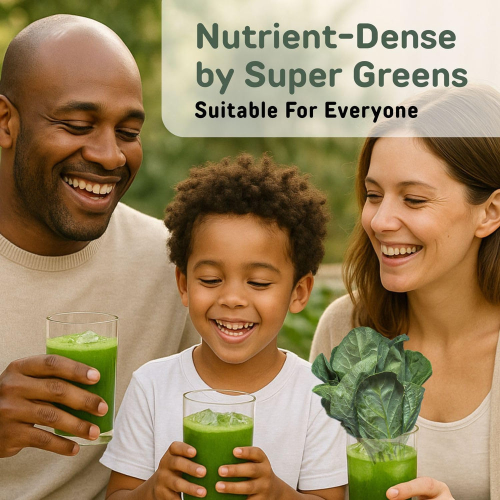 Close-up of kale powder and dietary fiber texture