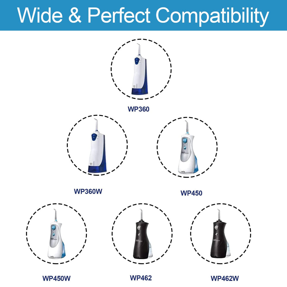 Safety features and industry compliance for Waterpik charger