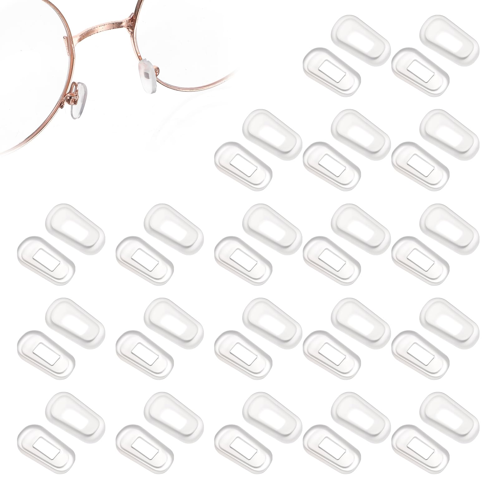 YBEATY silicone nose pads slip-on design