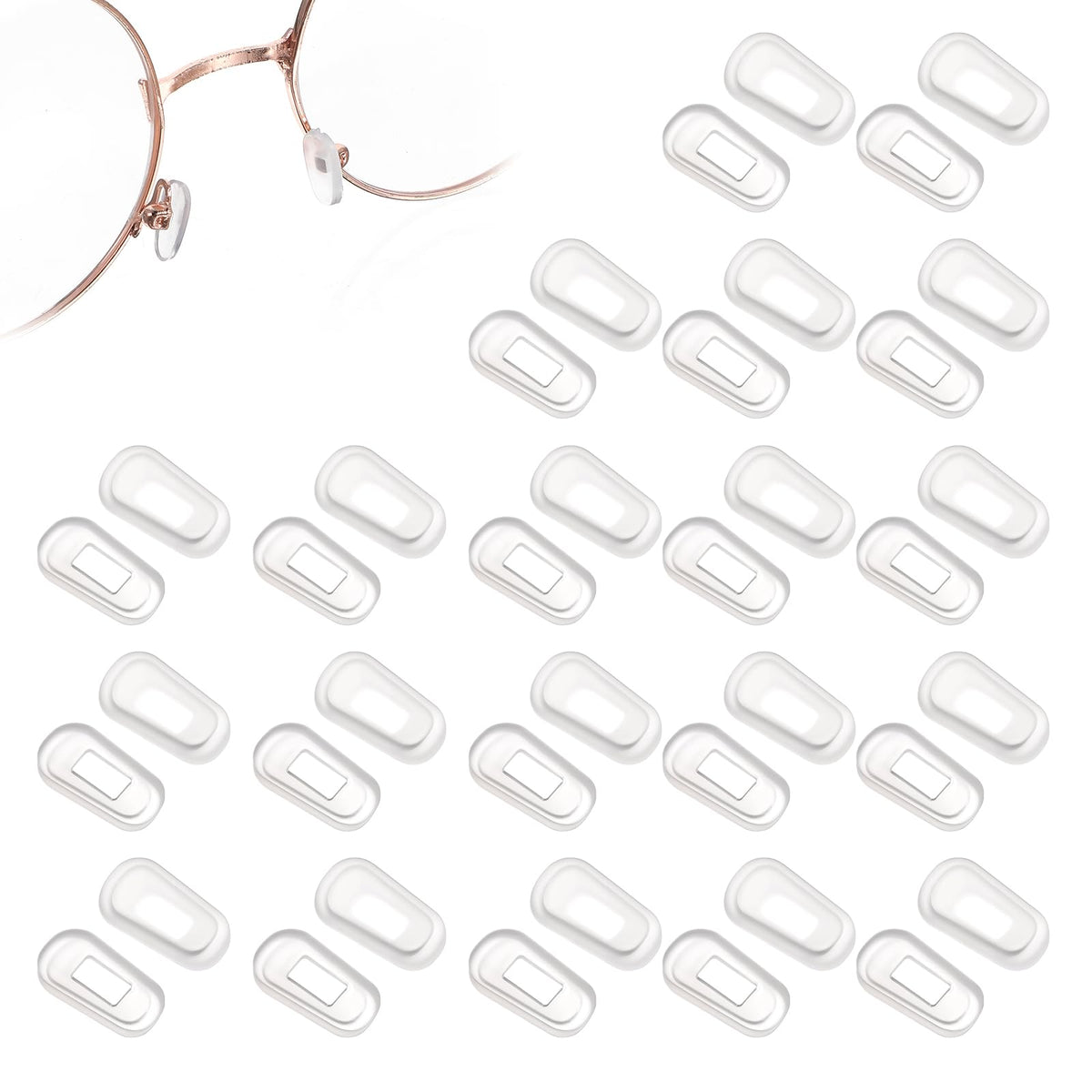 YBEATY silicone nose pads slip-on design