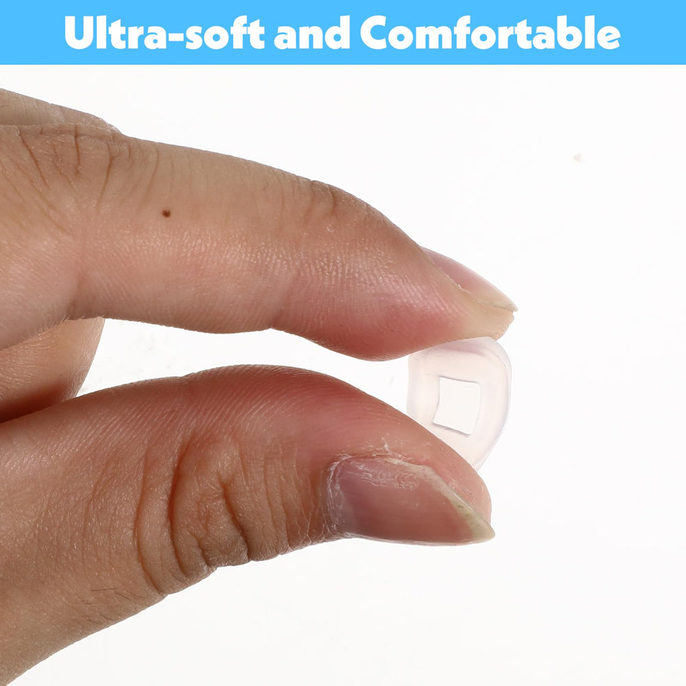 Anti-slip nose guards for eyeglasses