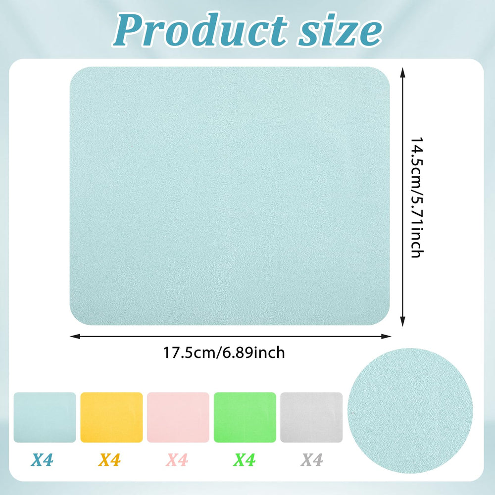 Green YBEATY microfiber eyeglass cleaning cloth