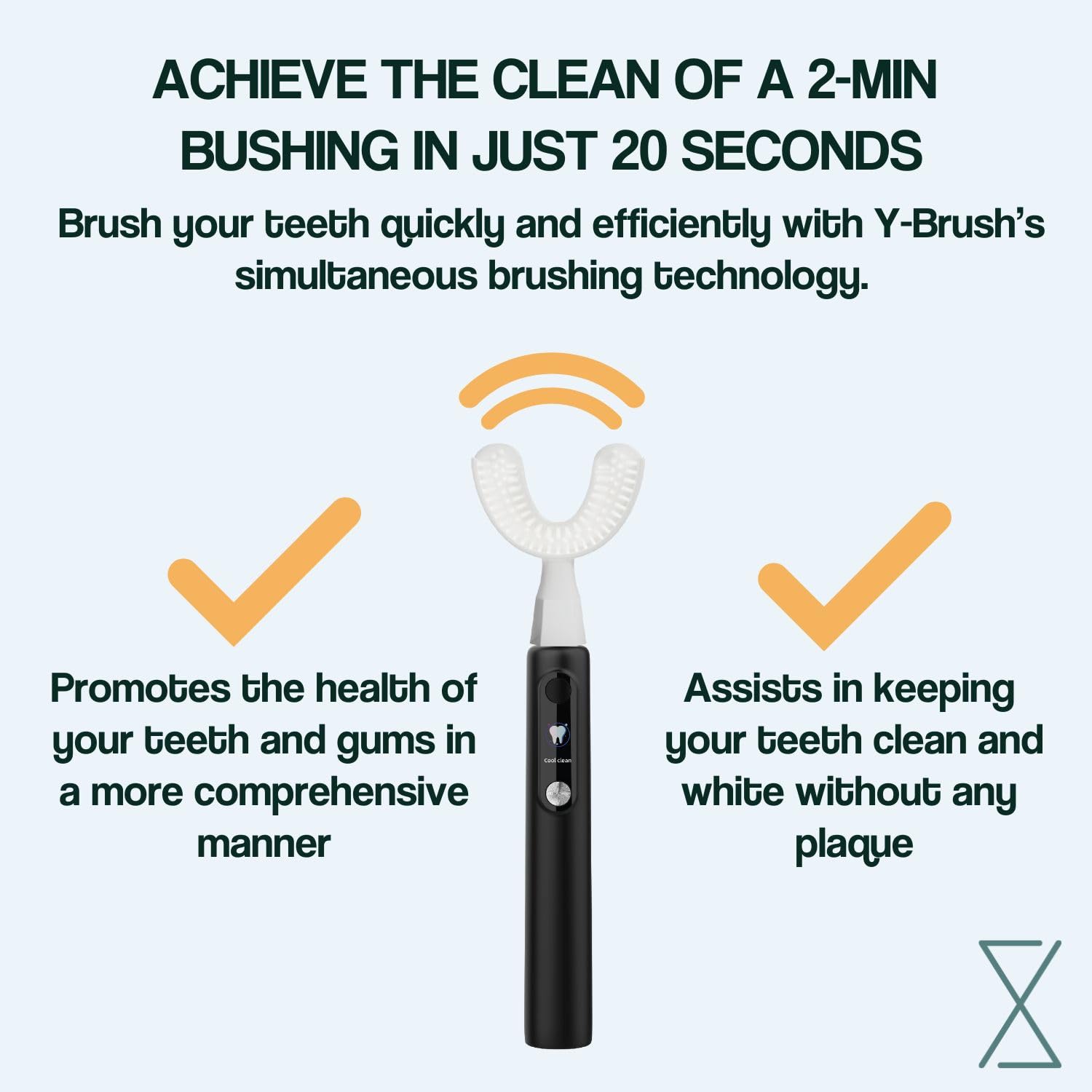 USB-C charging cable and adapter for Y-Brush New Ultra 2025