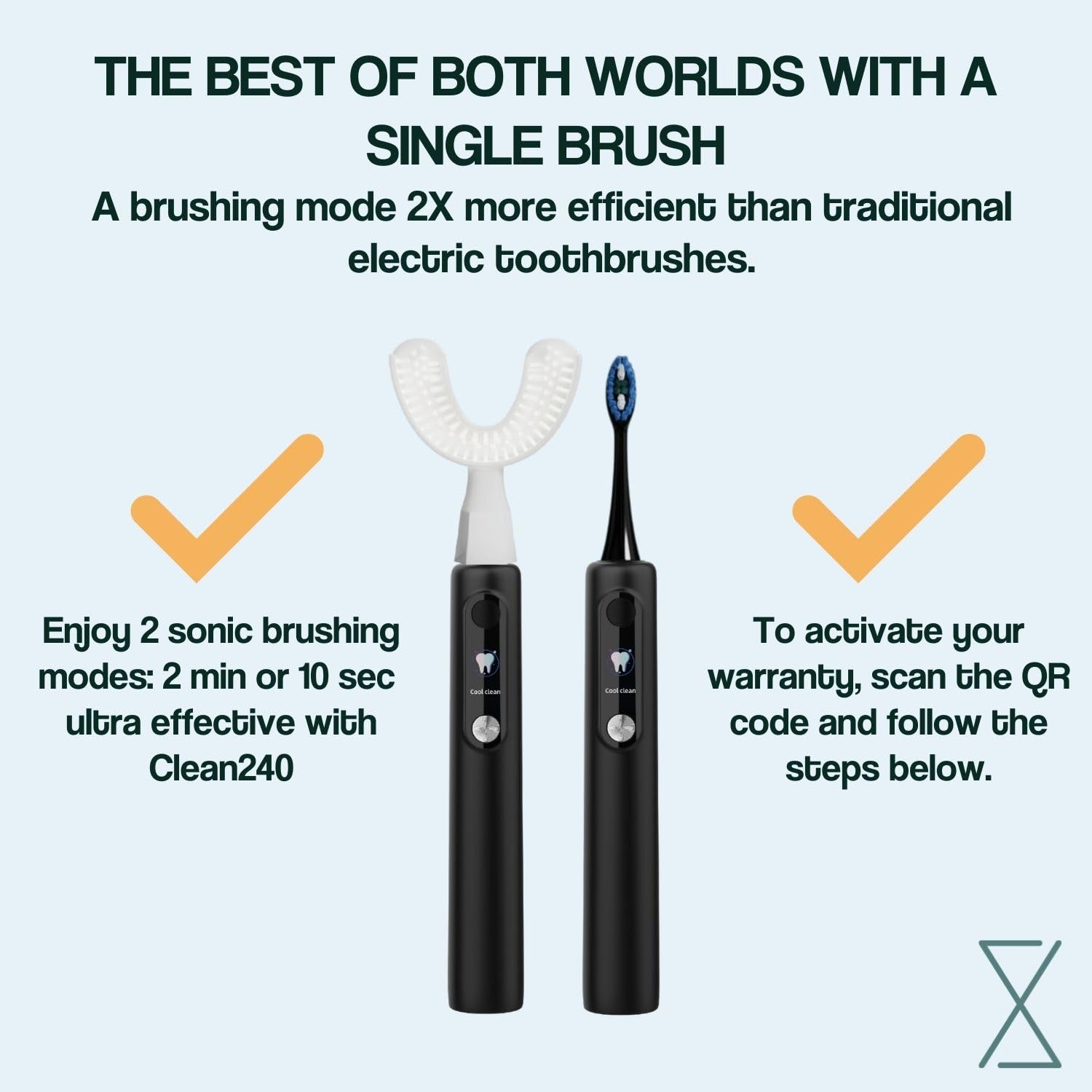 Deep Clean mode for thorough plaque removal on Y-Brush