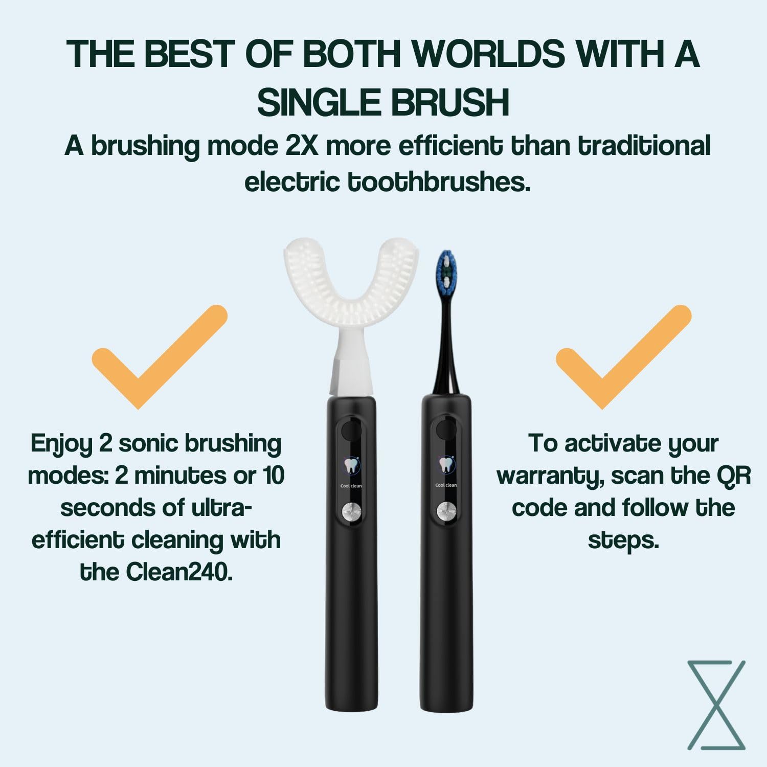 Travel case included with Y-Brush Ultra Premium