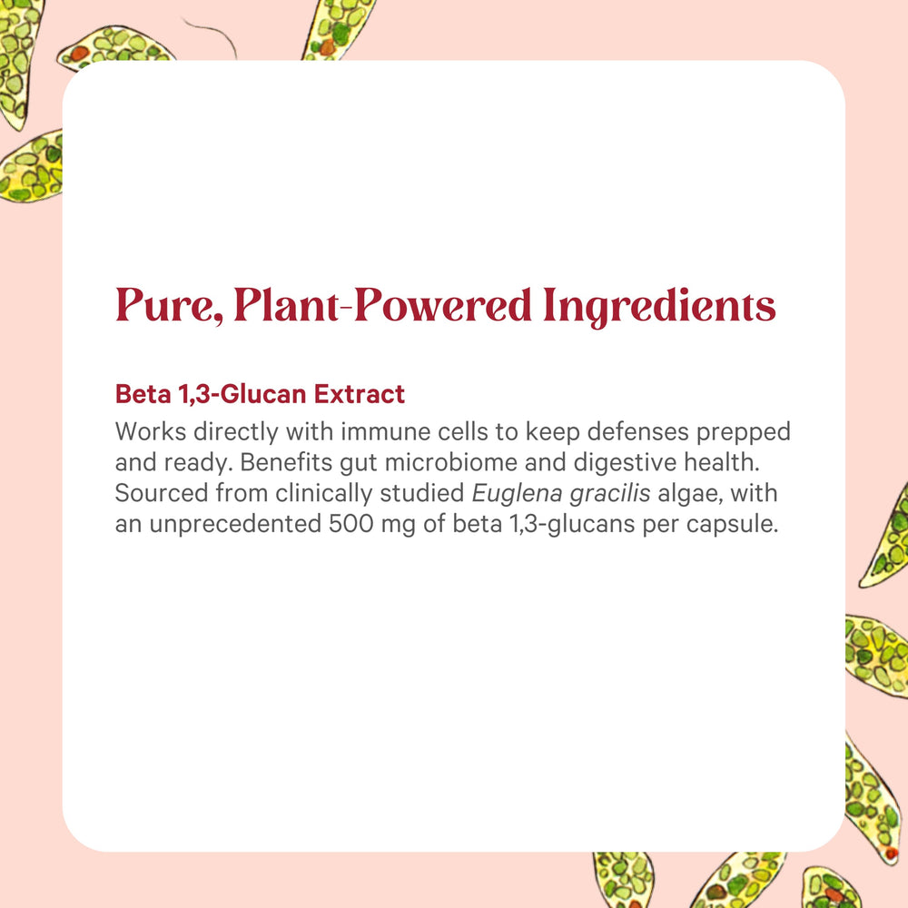 Label highlights yeast-free, non-GMO, vegan, gluten-free ingredients