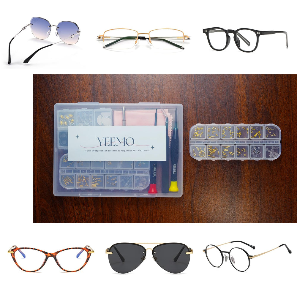 Compatibility chart showing fit for various eyewear
