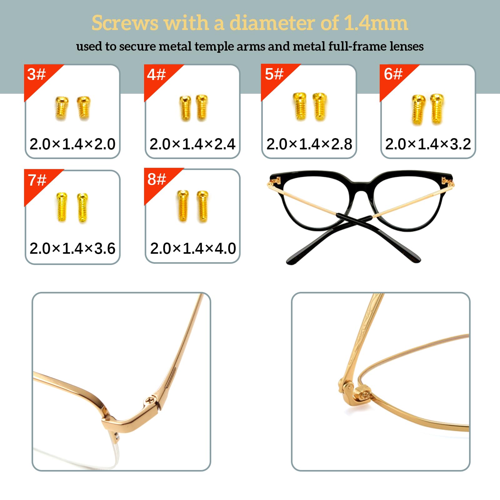 Silicone non-slip ear grips for glasses