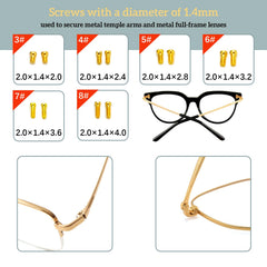 Silicone non-slip ear grips for glasses