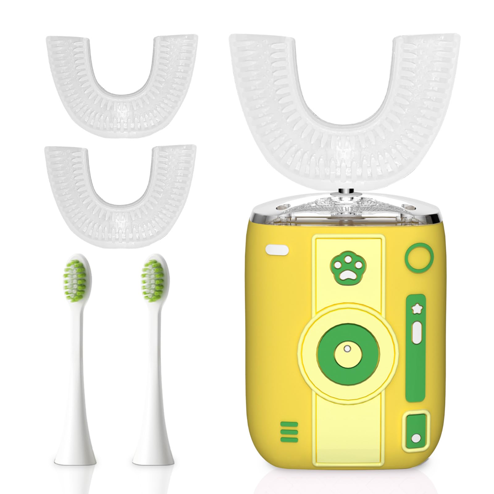 Yeklike adult sonic toothbrush with 360-degree cleaning