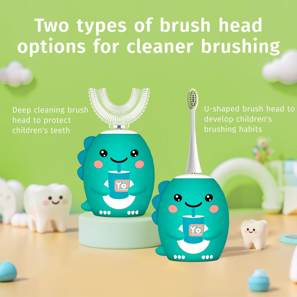 Replacement soft bristle heads included for ongoing cleaning