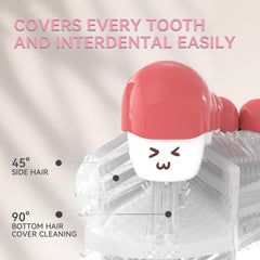U-shaped brush heads for Yeklike toothbrush