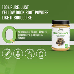 Label showing Gluten Free, Non-GMO, Steam Treated, Vegan