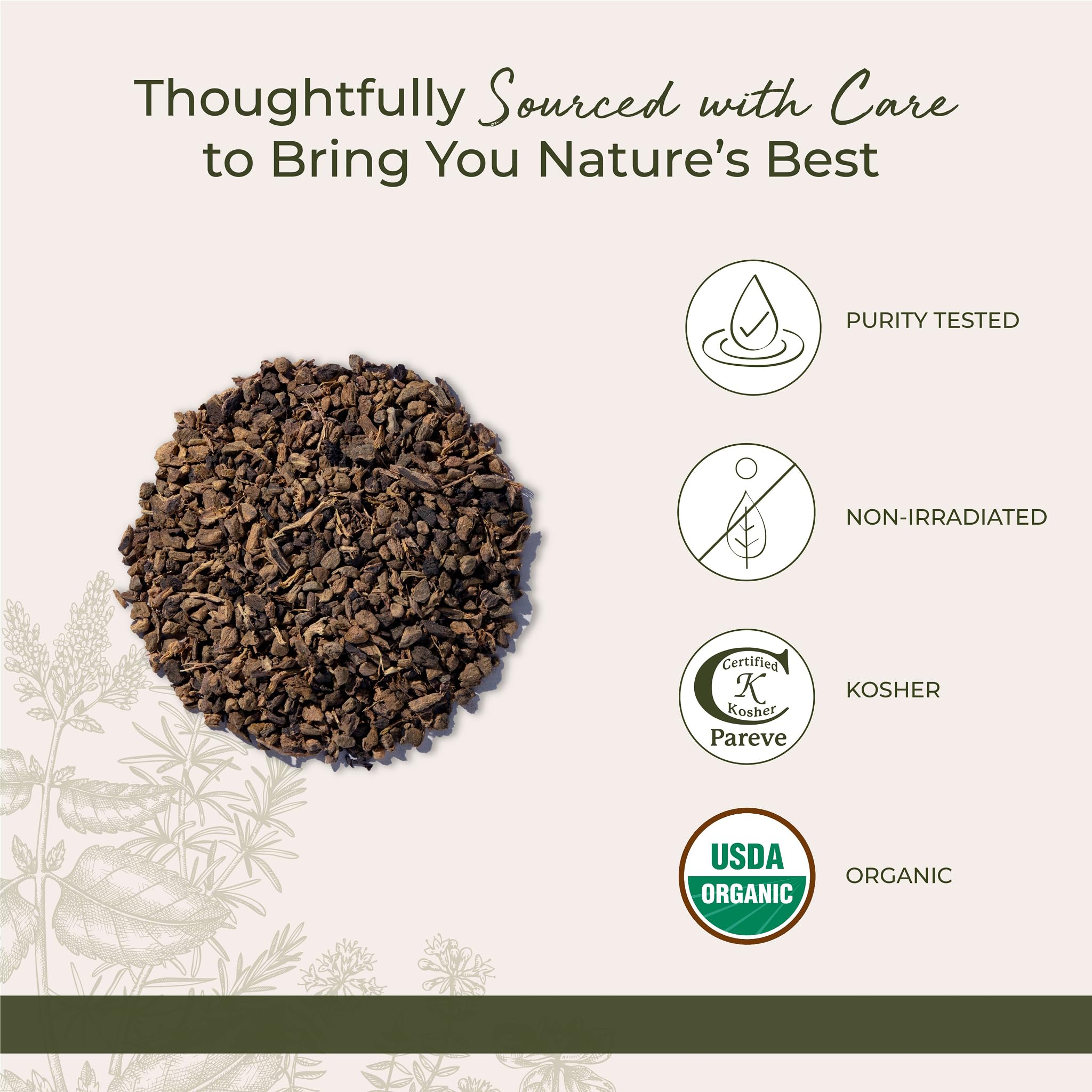 Yellowdock Root included in teas and herbal blends