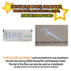 50g portable toothpaste included in YEOAU oral care set