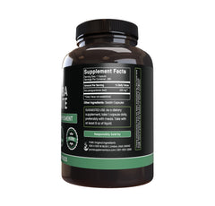 Product label highlighting no magnesium fillers and no rice fillers