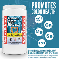 Acacia gum prebiotic for colon cleanse