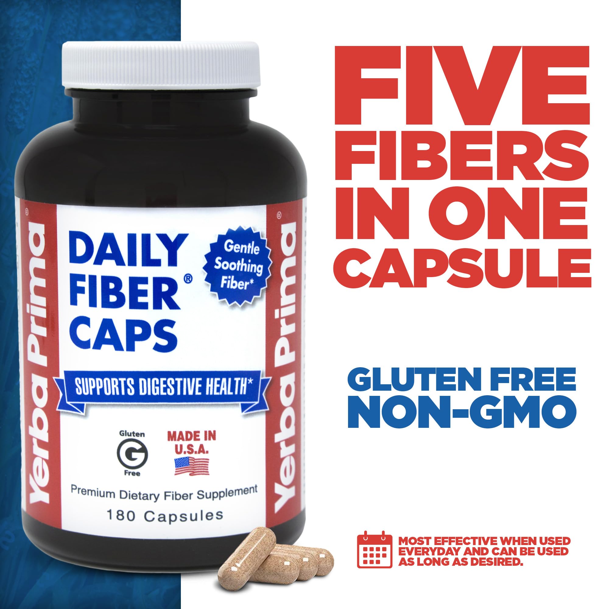 Close-up of psyllium husks and oat bran as soluble fiber sources