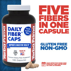 Close-up of psyllium husks and oat bran as soluble fiber sources