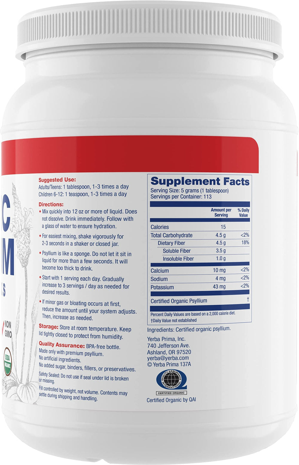 Benefits graphic highlighting colon health, regularity, and detox support