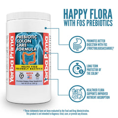 Psyllium husk with FOS prebiotic for colon health