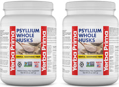 Front view of Yerba Prima Psyllium Husk Whole 20oz Pack 2