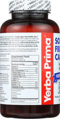 Soluble fiber capsules close-up