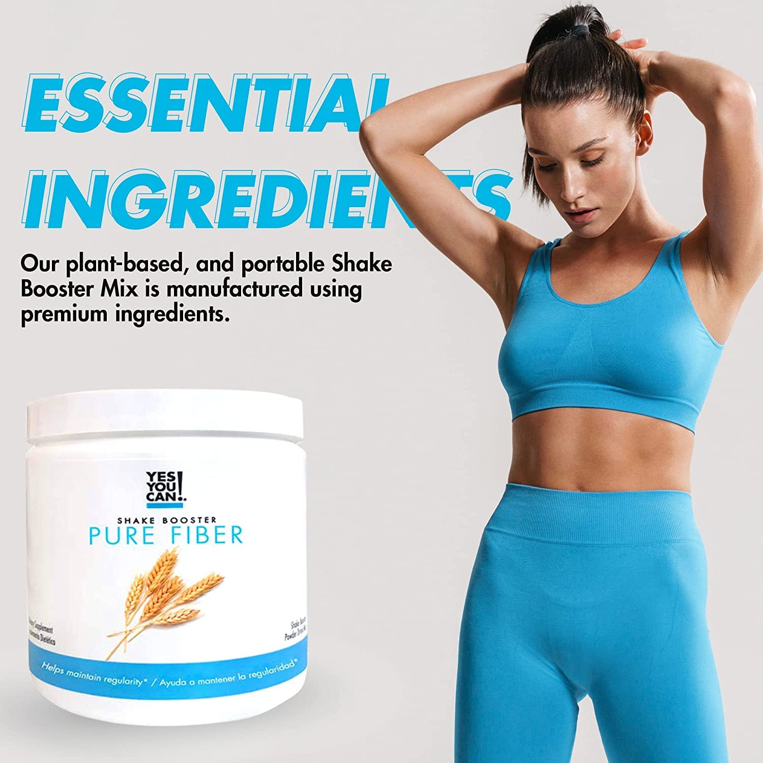 Yes You Can! Drink Booster lemon-juice powder highlights citrus flavor and vitamin support