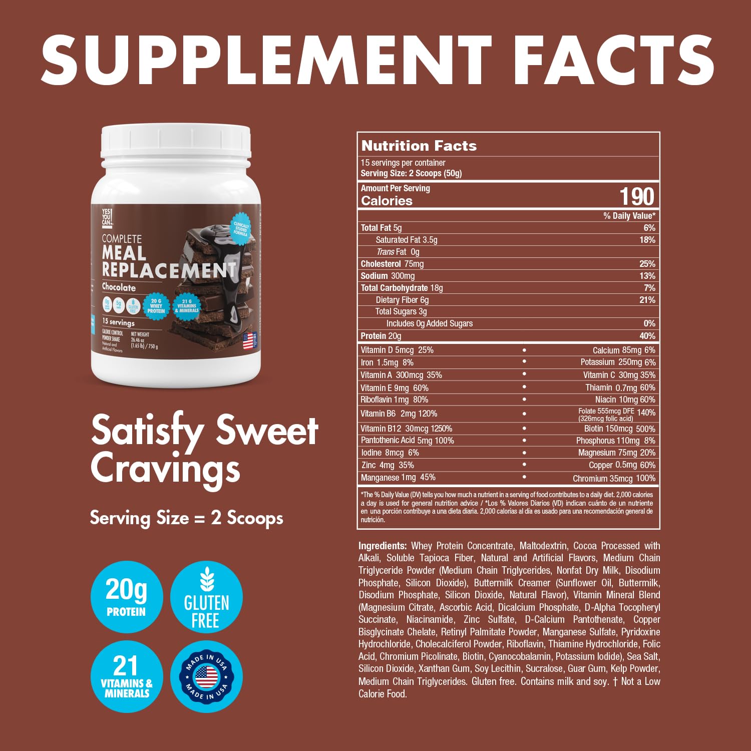 Yes You Can! meal replacement shake in gym bag for busy days on the move