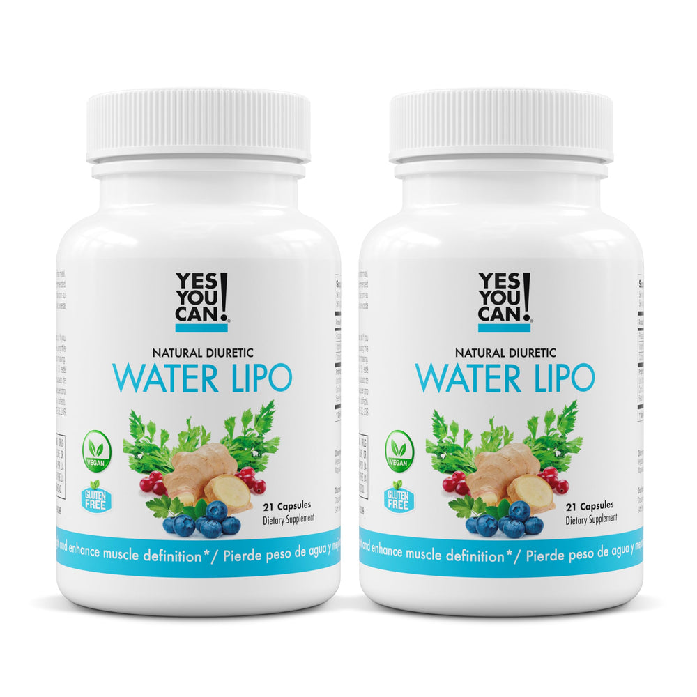 Yes You Can! Water Lipo Pills bottle front view for daily hydration support