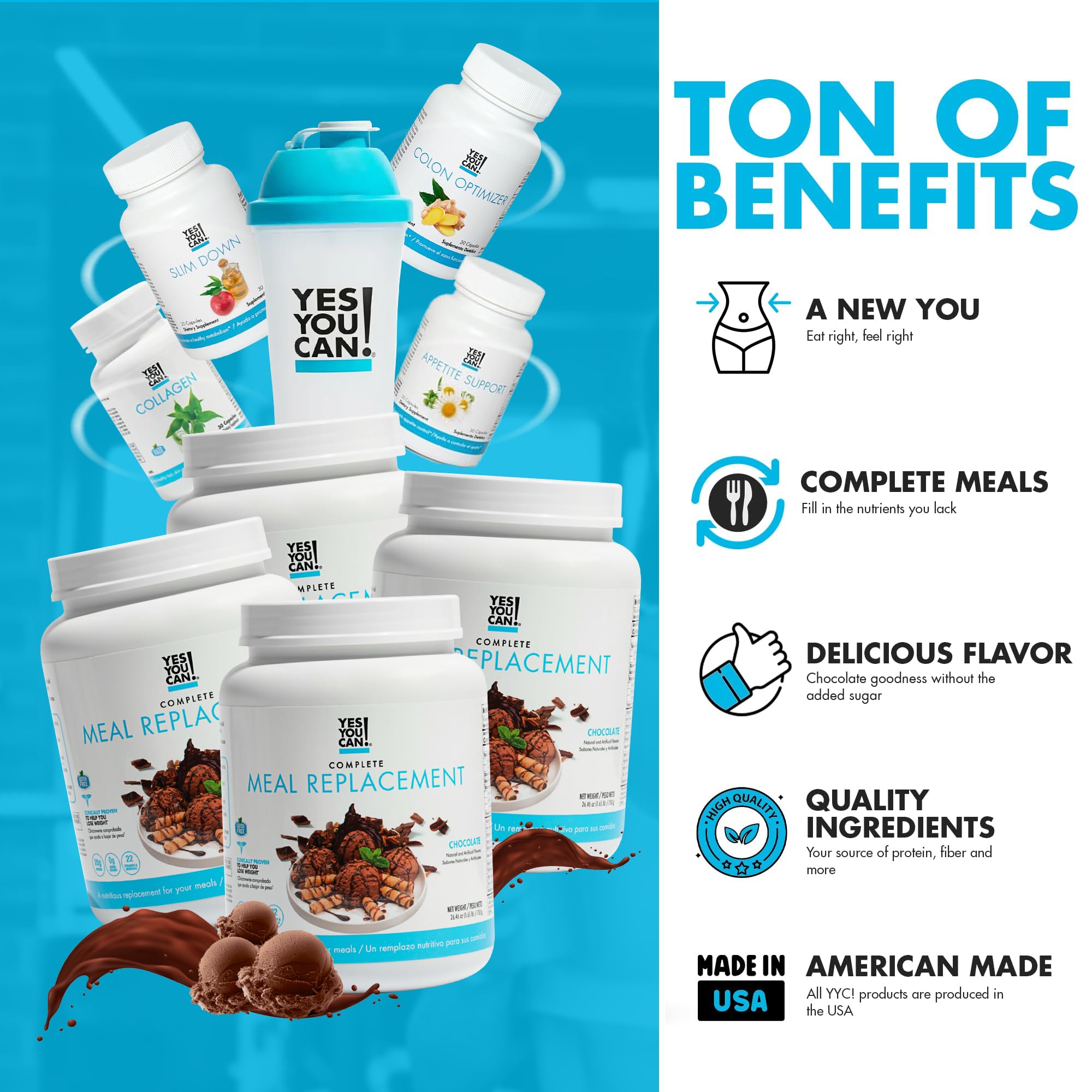 Collagen supplement bottle from Yes You Can! Transform Kit