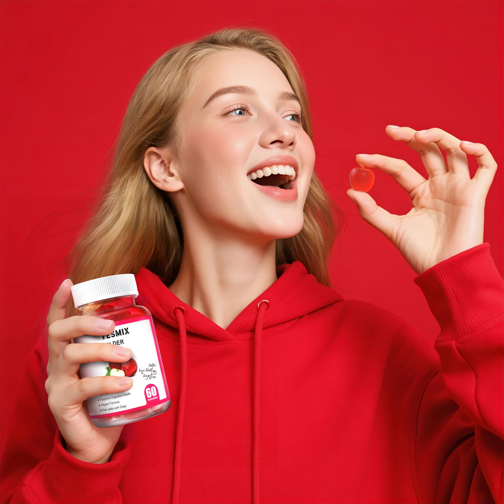 Back of YESMIX bottle showing nutrition facts