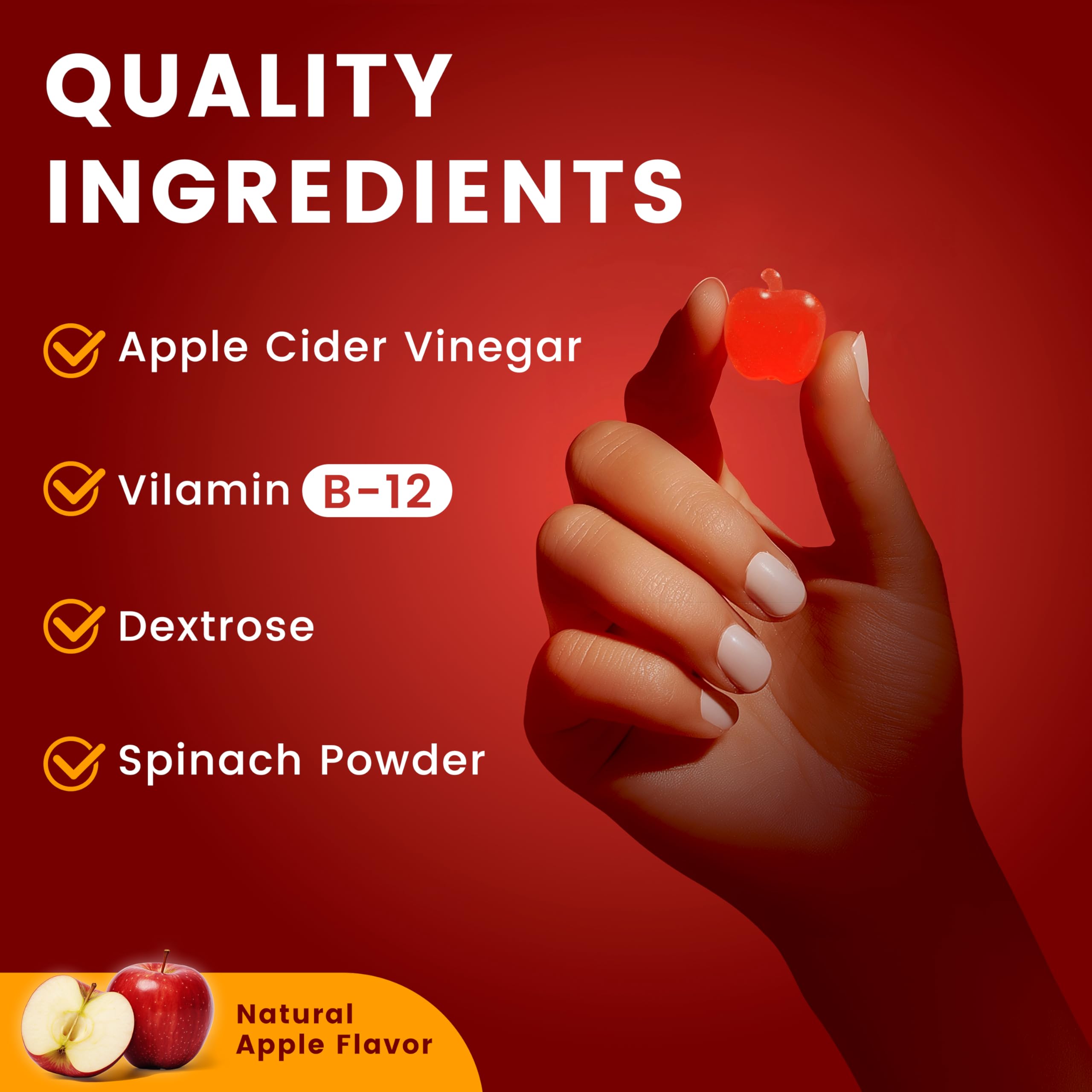 Vitamin B12 ingredient on YESMIX gummies packaging