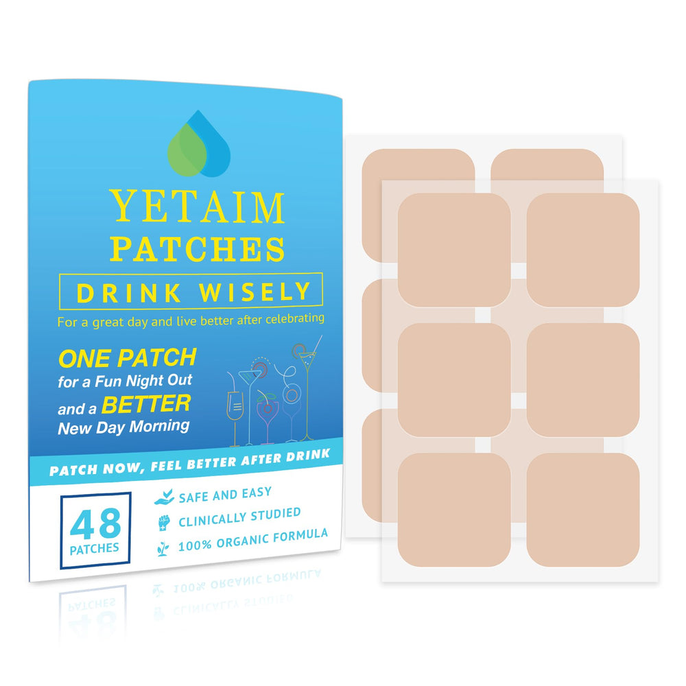 YETAIM Recovery Patches 48-pack packaging