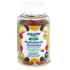 Bottle of YHN Multivitamin Gummies for Immune Support in Mixed Berry, Orange and Peach flavor (150 count)