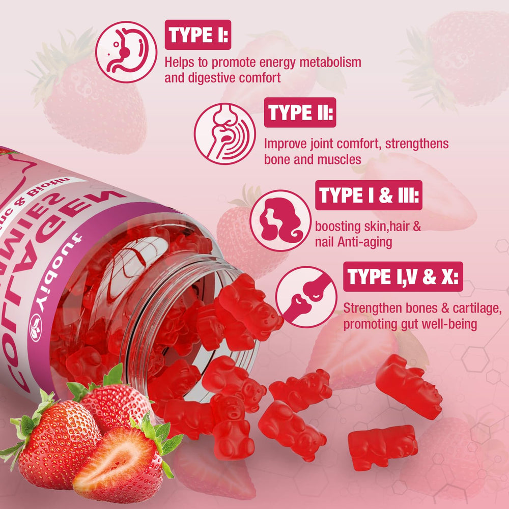Yidout Collagen Gummies packaging and nutrition label