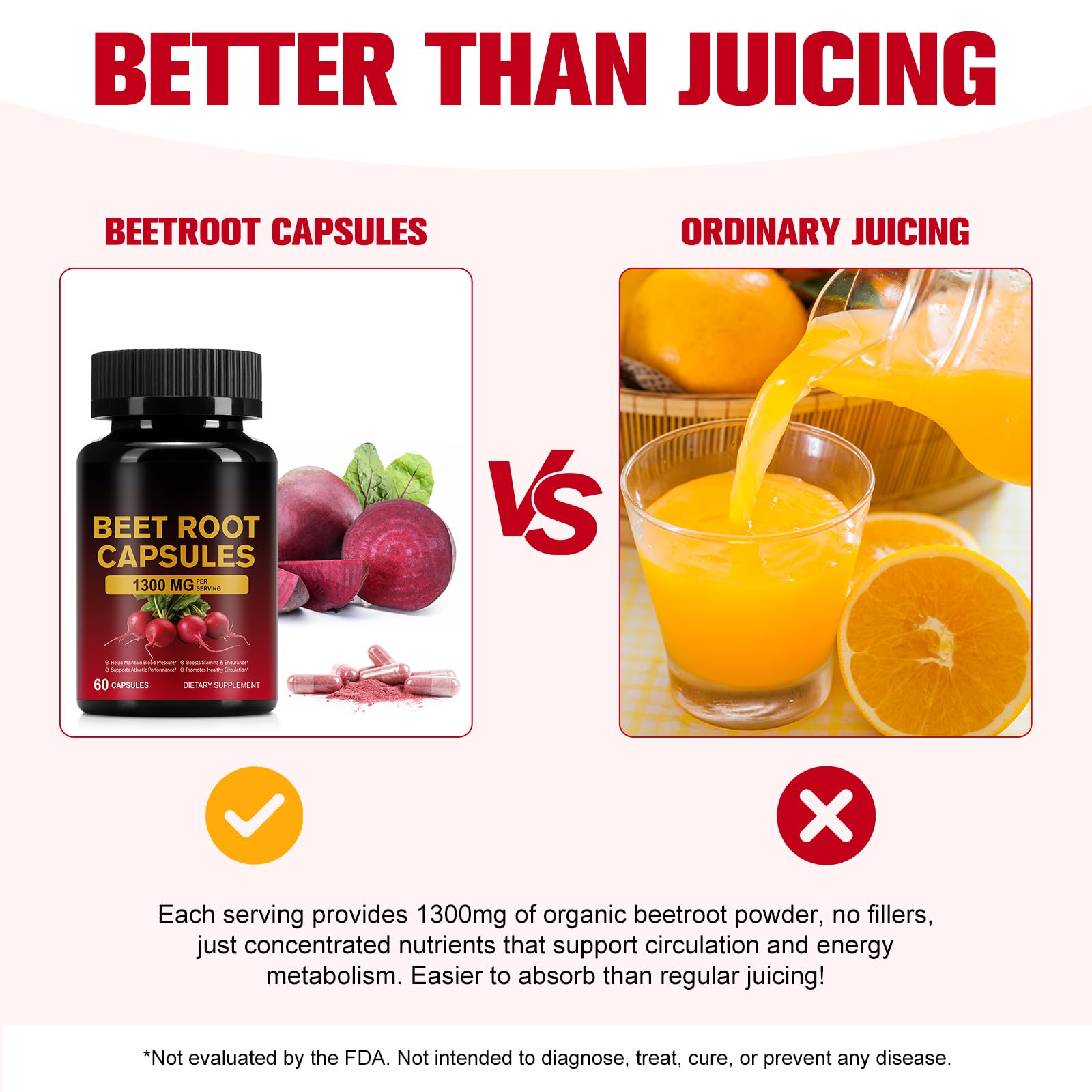 YIEEGCM Beet Root Capsules bottle with clean labeling for quality