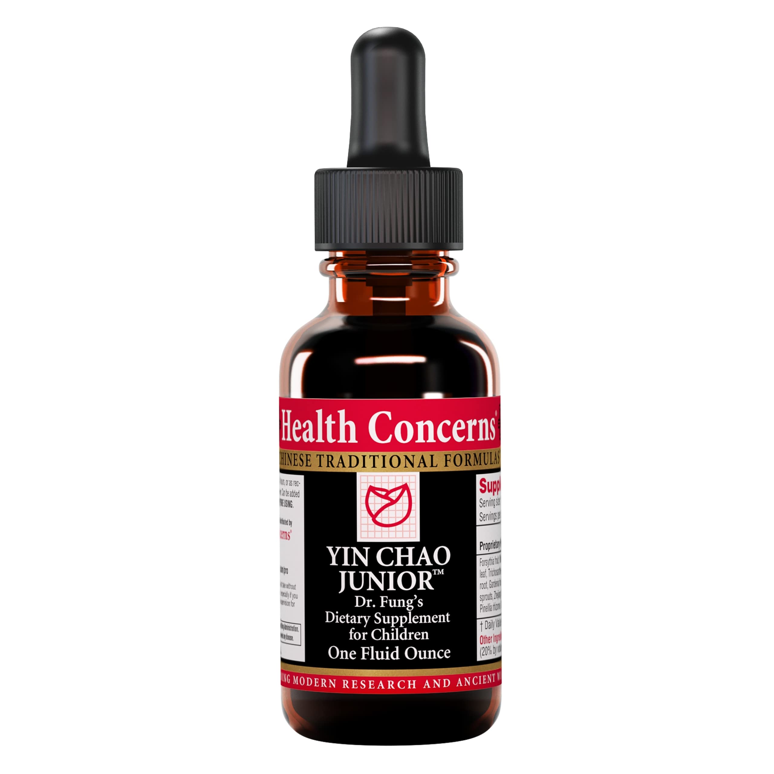 Bottled Yin Chao Junior immune support drops for kids - 1 oz