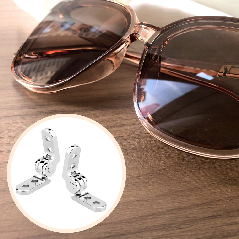 Hinges and screws for eyeglasses