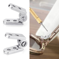 Universal design hinges to fit many glasses and sunglasses
