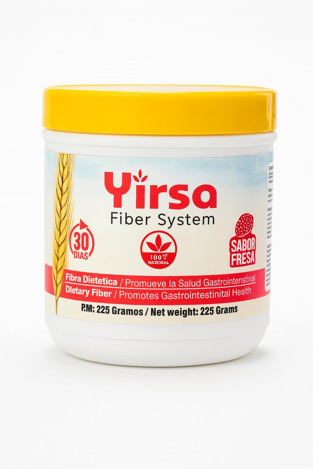 Yirsa Fiber System Strawberry front packaging