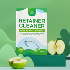 YKL effervescent tablet dissolving with visible cleaning action benefit